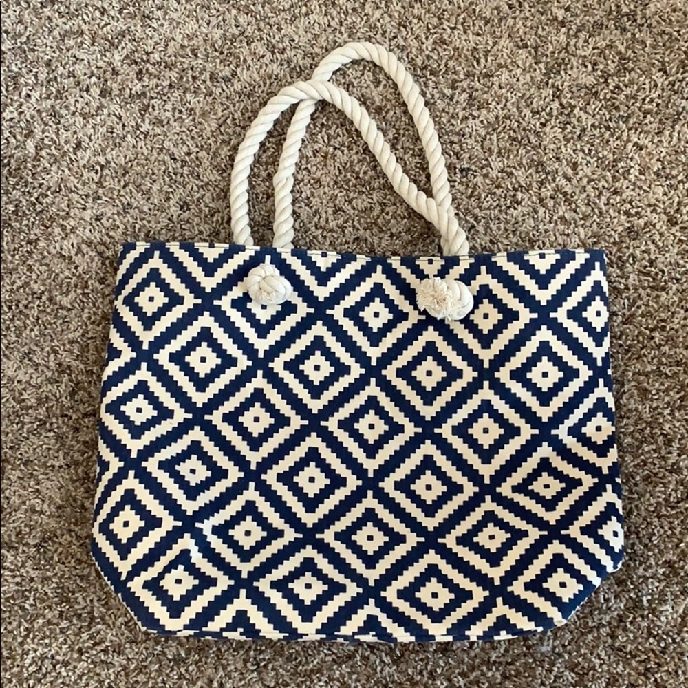 Blue Aztec Bag